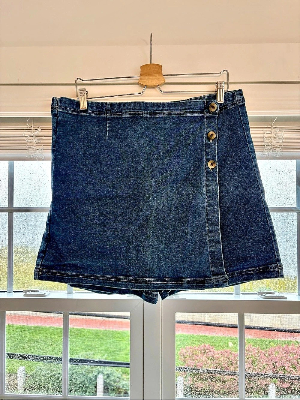 NWOT Denim Skort